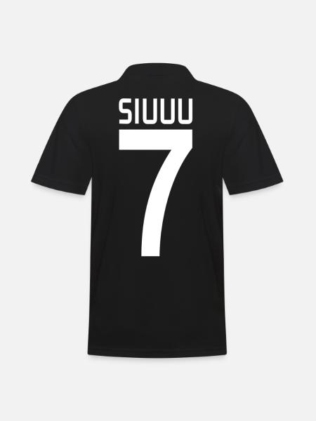 Siuuu - Men's Polo Shirt - black