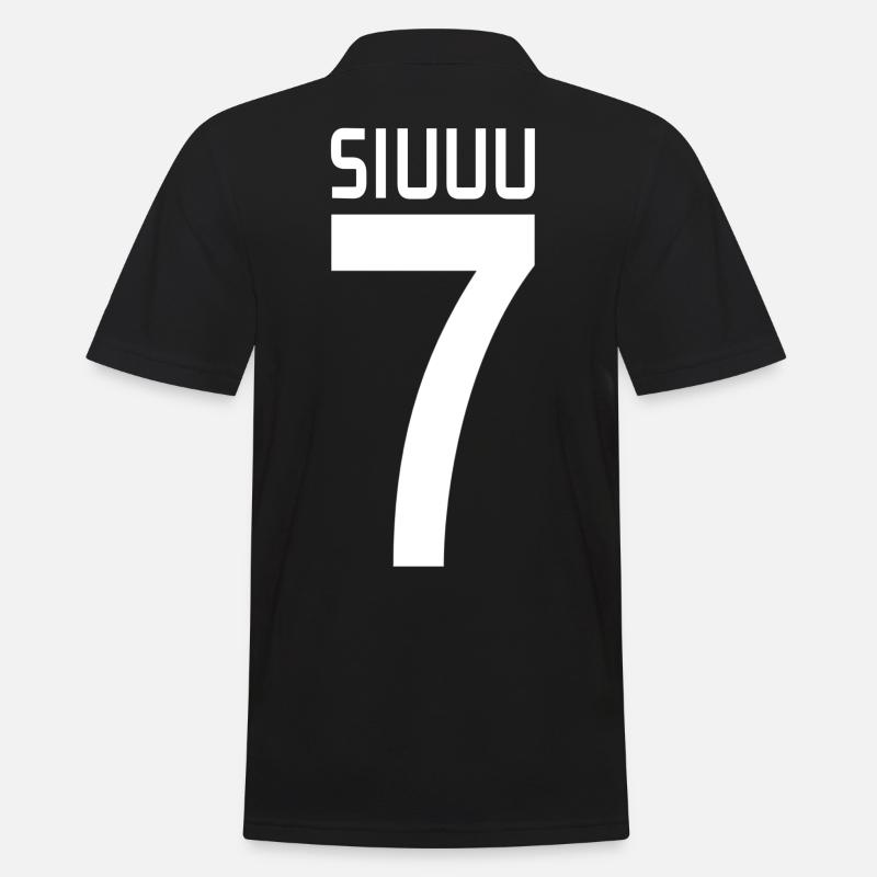 Siuuu - Men's Polo Shirt - black