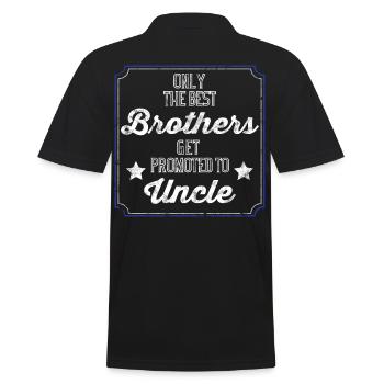 Cool meilleur frère promu à oncle - Polo Homme - noir - Dos - Kai (181cm)