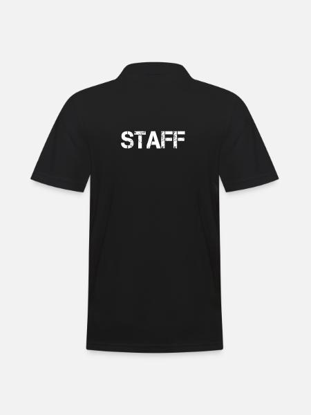 Personnel Équipage Personnel Équipe personnelle Bande Sécurité - Polo Homme - noir
