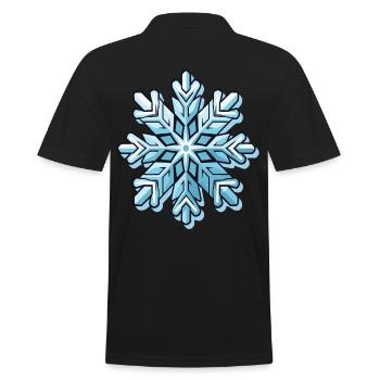 Flocon de neige - Polo Homme - noir - Dos - Kai (181cm)