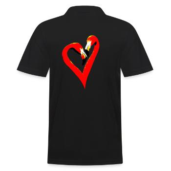 amour - Polo Homme - noir - Dos - Kai (181cm)