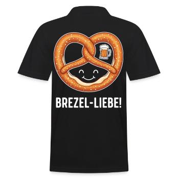 L’amour des bretzels ! - Polo Homme - noir - Dos - Kai (181cm)