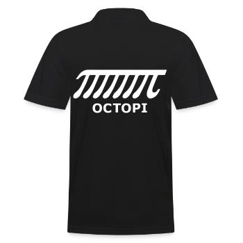 énonciations drôles Poulpe - Polo Homme - noir - Dos - Kai (181cm)