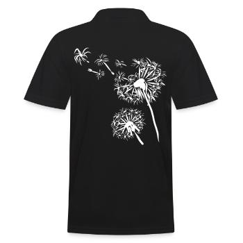 Pissenlit - Polo Homme - noir - Dos - Kai (181cm)