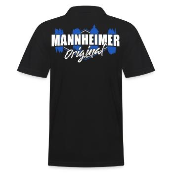 mannheimer original - Polo Homme - noir - Dos - Kai (181cm)