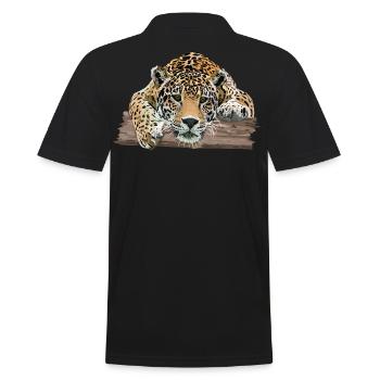 Jaguar - Men's Polo Shirt - black - Back - Kai (181cm)