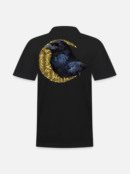 Raven - Men's Polo Shirt - black