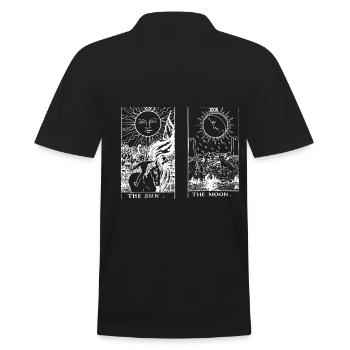 Soleil et Lune Tarot Opposites Hell - Polo Homme - noir - Dos - Kai (181cm)