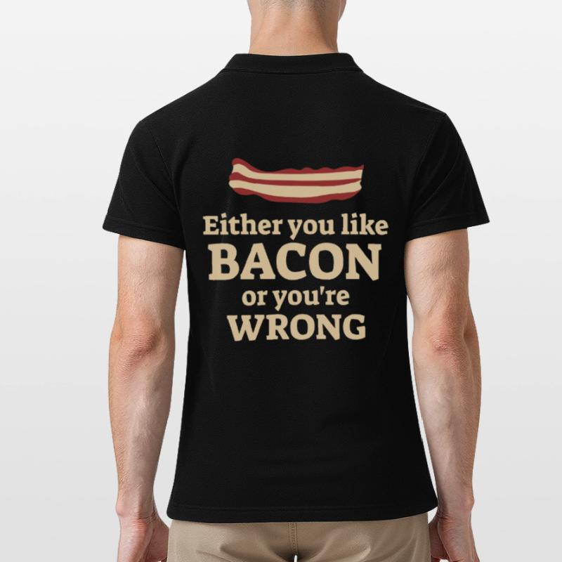 Bacon Bacon Men's Polo Shirt