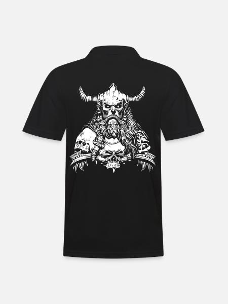 Berserker Evil Vikings - Polo Homme - noir