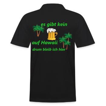 Vatertag,Männertag,Himmelfahrt,Sauftour,Bier,Party - Männer Poloshirt - Schwarz - Hinten - Kai (181cm)