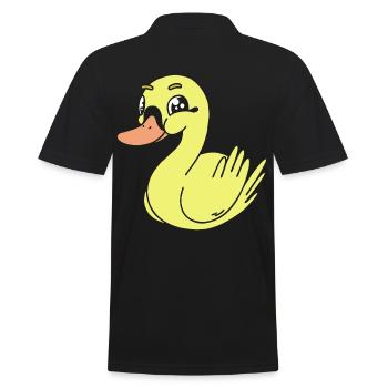 canard canards enfants enfant bébé - Polo Homme - noir - Dos - Kai (181cm)