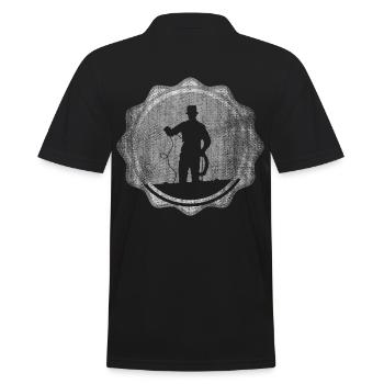 Ramoneur Porte-bonheur - Polo Homme - noir - Dos - Kai (181cm)
