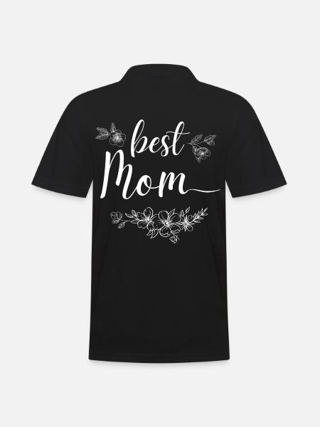 Best mom - Men's Polo Shirt - black