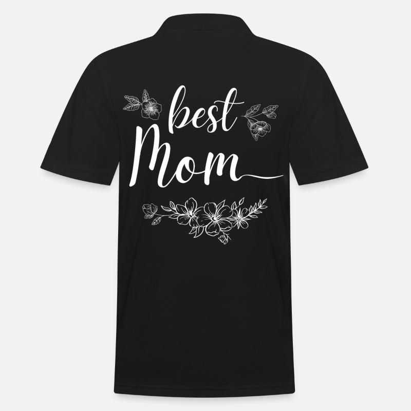 Beste Mutter - Männer Poloshirt - Schwarz