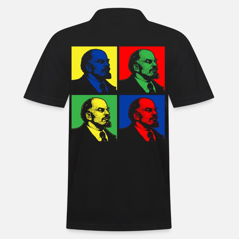 Iconique, inspiré du Pop Art - Polo Homme - noir