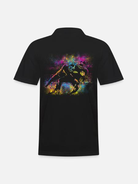 Colori del calcio - Polo da uomo - nero