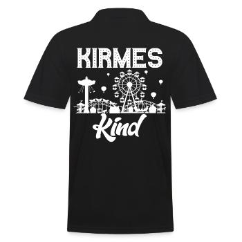 Kirmeskind Jahrmarkt Rummel Volksfest Schausteller - Männer Poloshirt - Schwarz - Hinten - Kai (181cm)
