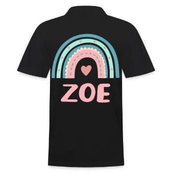 Zoe Nom Rainbow Baby - Polo Homme - noir - Dos - Kai (181cm)