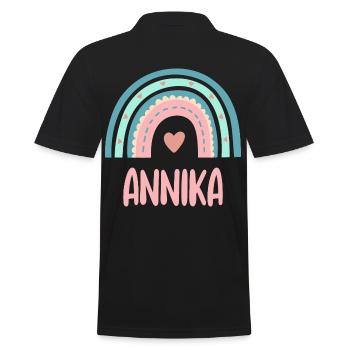 Annika Nom Rainbow Baby - Polo Homme - noir - Dos - Kai (181cm)