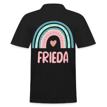 Frieda Nom Rainbow Baby - Polo Homme - noir - Dos - Kai (181cm)