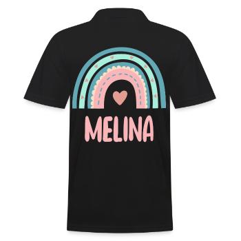 Melina Nom Rainbow Baby - Polo Homme - noir - Dos - Kai (181cm)