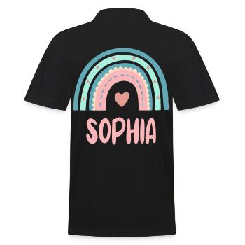 Sophia Nom Rainbow Baby - Polo Homme - noir - Dos - Kai (181cm)