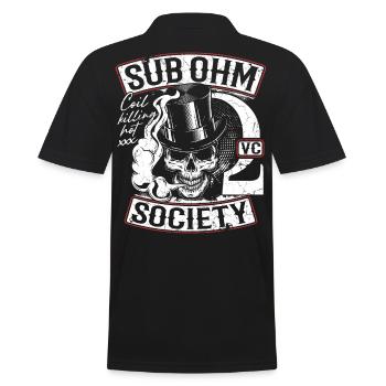 Sub Ohm Vape Club - Polo Homme - noir - Dos - Kai (181cm)