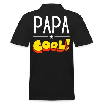 Papa cool - Polo Homme - noir - Dos - Kai (181cm)