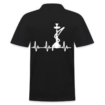 Cadeau de narguilé - Polo Homme - noir - Dos - Kai (181cm)