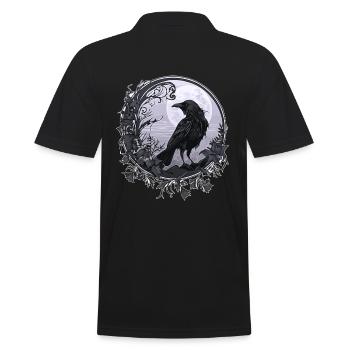 Corbeau - Polo Homme - noir - Dos - Kai (181cm)
