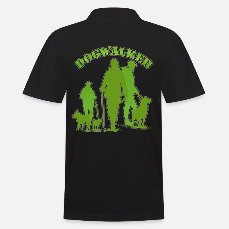 Dogwalker Neon - Polo Homme - noir