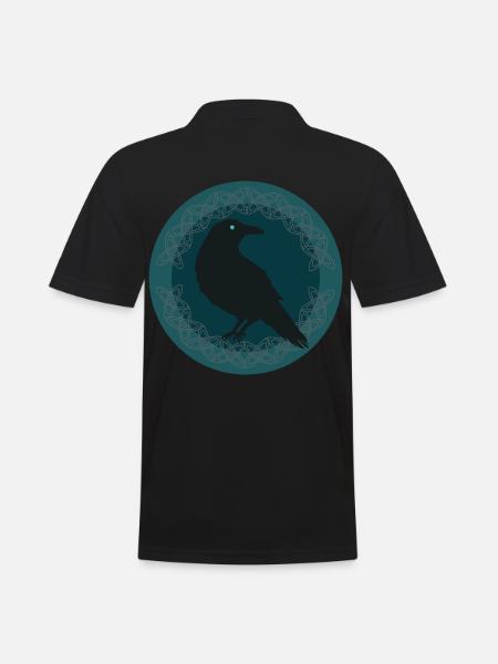 Raven Celtic - Men's Polo Shirt - black
