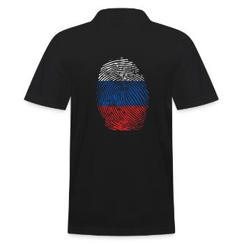 Russie - Polo Homme - noir - Dos - Kai (181cm)