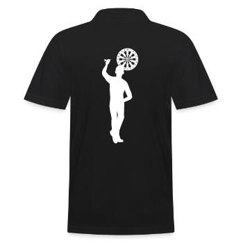 Fléchette Gaucher - Polo Homme - noir - Dos - Kai (181cm)