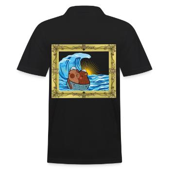 Cochon d’Inde Cochon d’Inde Enfant marin - Polo Homme - noir - Dos - Kai (181cm)