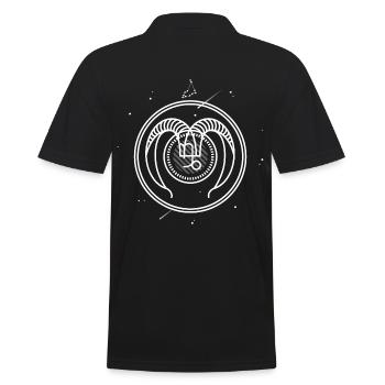 Capricorne signe du zodiaque anniversaire naissance - Polo Homme - noir - Dos - Kai (181cm)