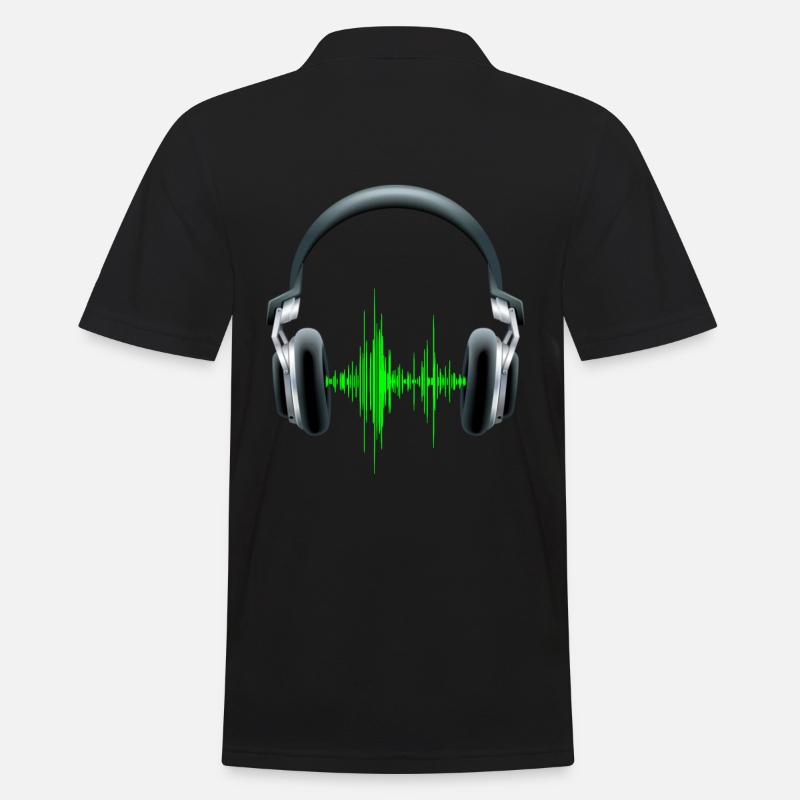 Les écouteurs DJ equalizer - Polo Homme - noir