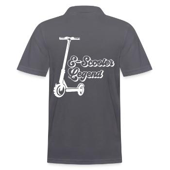 Escooter Legend Scooter électrique E-Scooter - Polo Homme - charbon - Dos - Nico (186cm)