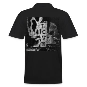 Dear Dice Players - Men's Polo Shirt - black - Back - Kai (181cm)