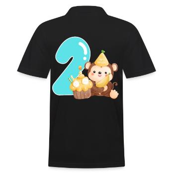 2ème anniversaire - Polo Homme - noir - Dos - Kai (181cm)