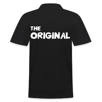 The Original The Remix Father Son Gift - Men's Polo Shirt - black - Back - Kai (181cm)