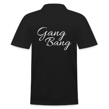 gang bang - Polo Homme - noir - Dos - Kai (181cm)