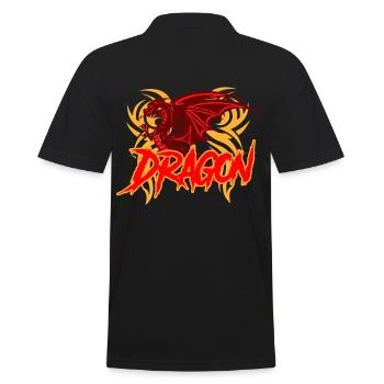 dragon - Polo Homme - noir - Dos - Kai (181cm)