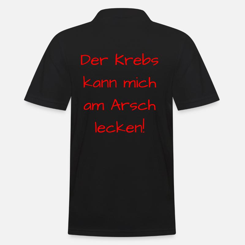 Kampf gegen Krebs - Männer Poloshirt - Schwarz
