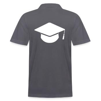 Chapeau de diplômé - Polo Homme - charbon - Dos - Nico (186cm)
