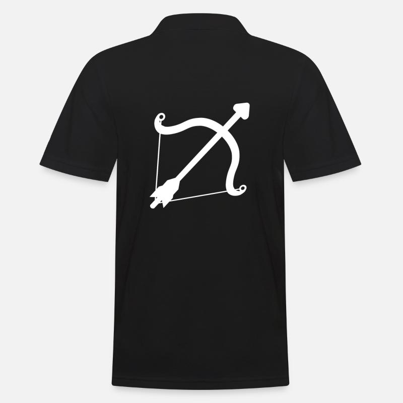 arc et des flèches - Polo Homme - noir