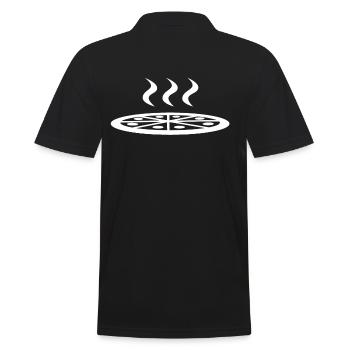 Pizza - Polo Homme - noir - Dos - Kai (181cm)