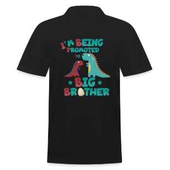 Grands frères de dinosaures - Polo Homme - noir - Dos - Kai (181cm)